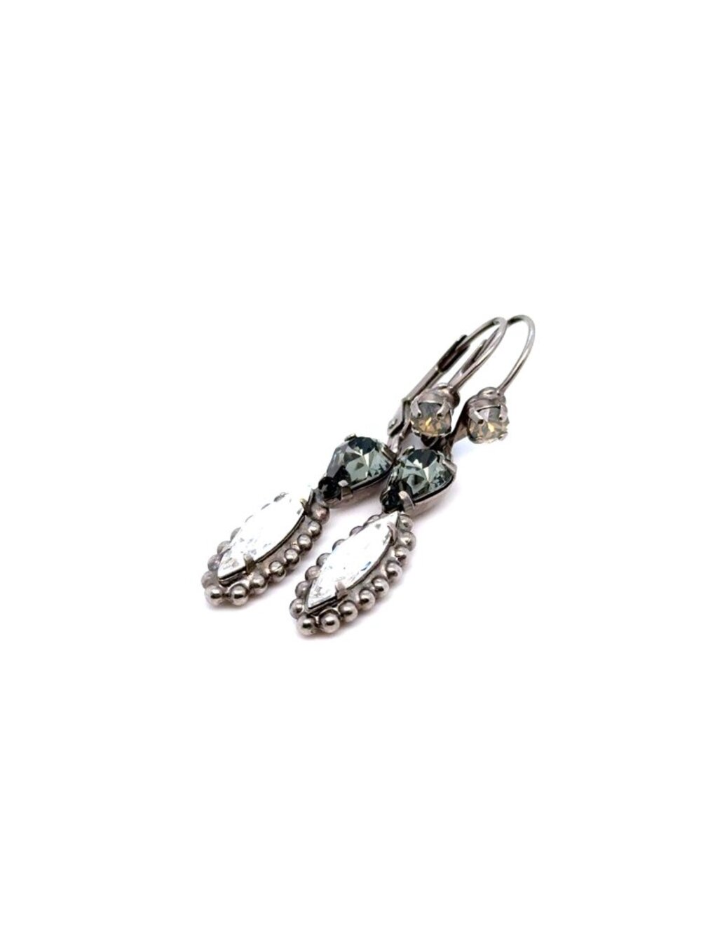 Sorrelli Rhinestones Marquis Lever Back Earrings
